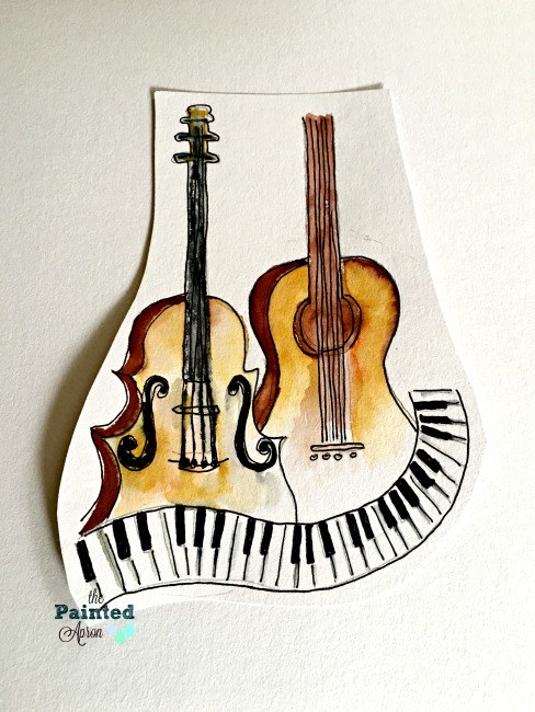 488x650 Fiddle Sketch The Painted Apron - Fiddle Sketch