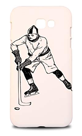 267x445 Foxercases Design Ice Hockey Vintage Sketch 1 Hard Back Case Cover - Field Hockey Sketch