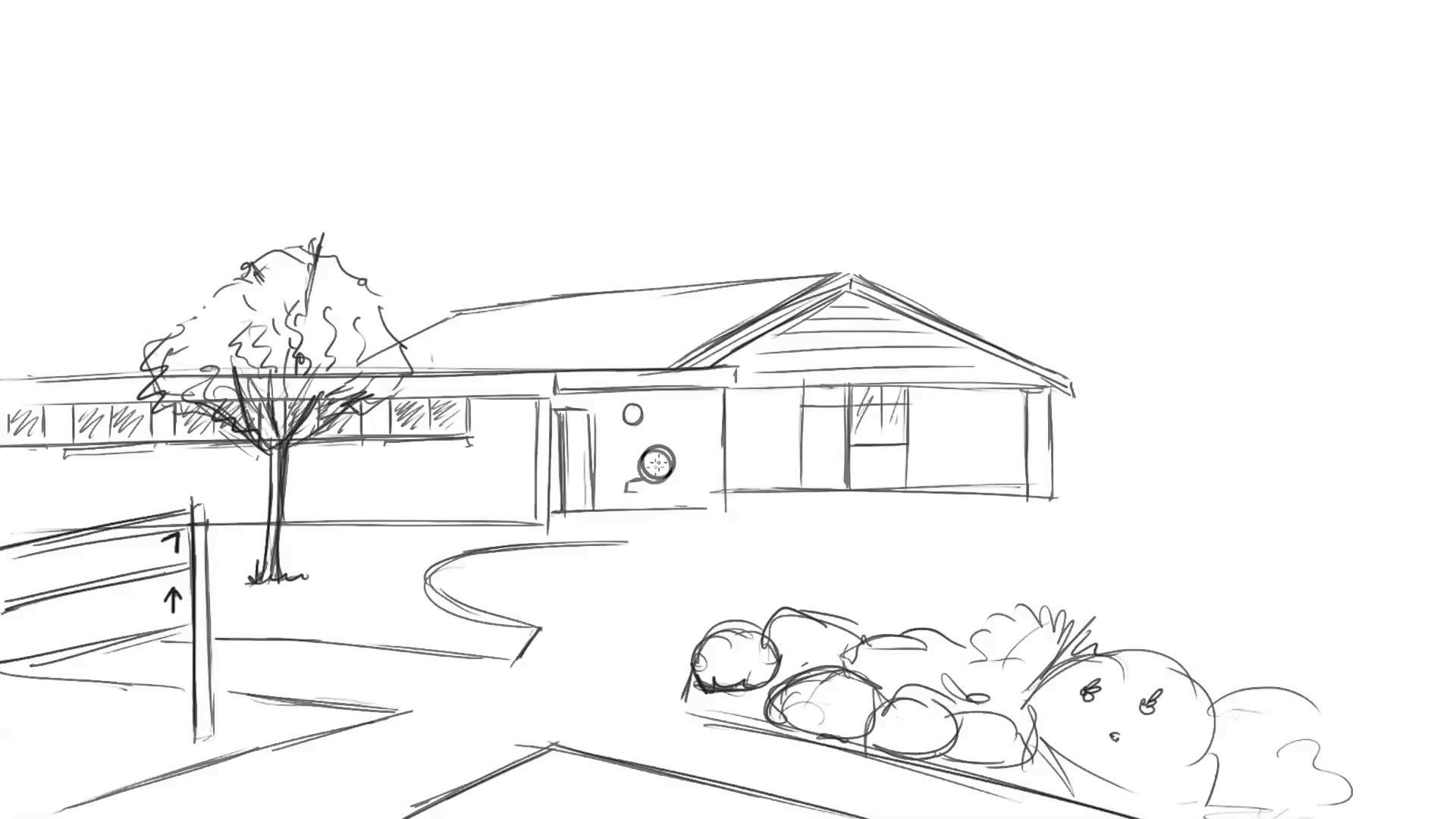 1920x1080 School Field Sketch - Field Sketch