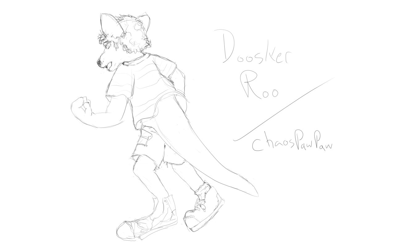 1280x800 Doosker Roo Sketch - Fiesta Sketch
