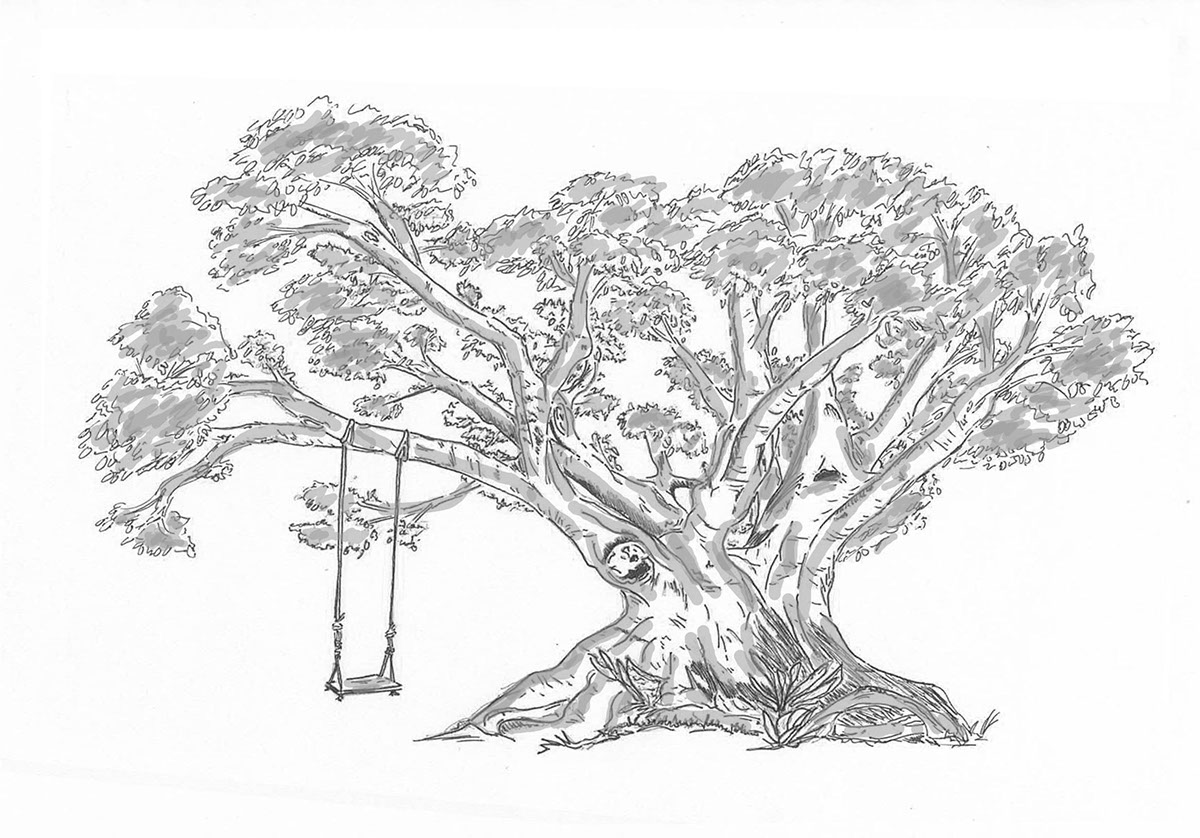 1200x838 Wedding Invitation Design On Behance - Fig Tree Sketch