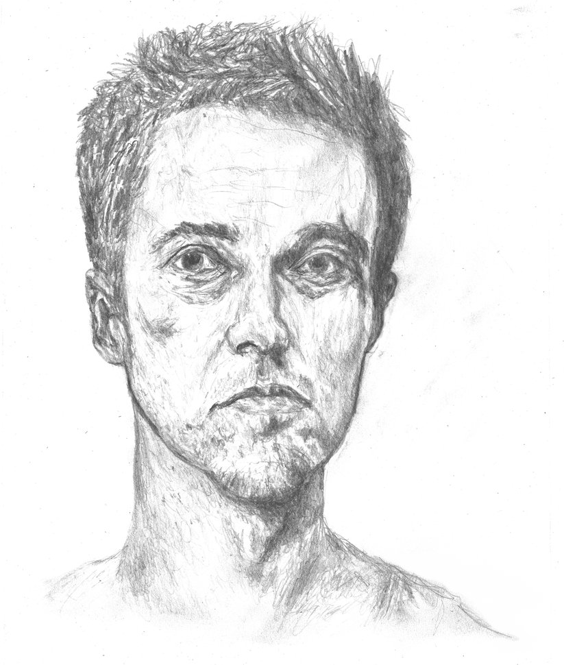 823x970 A Drawing A Day - Fight Club Sketch