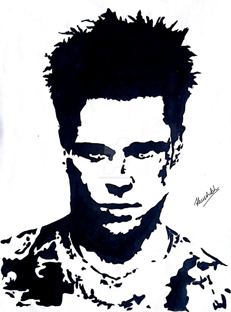 Fight Club Sketch at PaintingValley.com | Explore collection of Fight ...