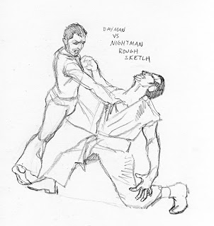 302x320 Days 42 Amp 43 Fight Sketch Little Boy, Baby Boy Artslam - Fight Sketch