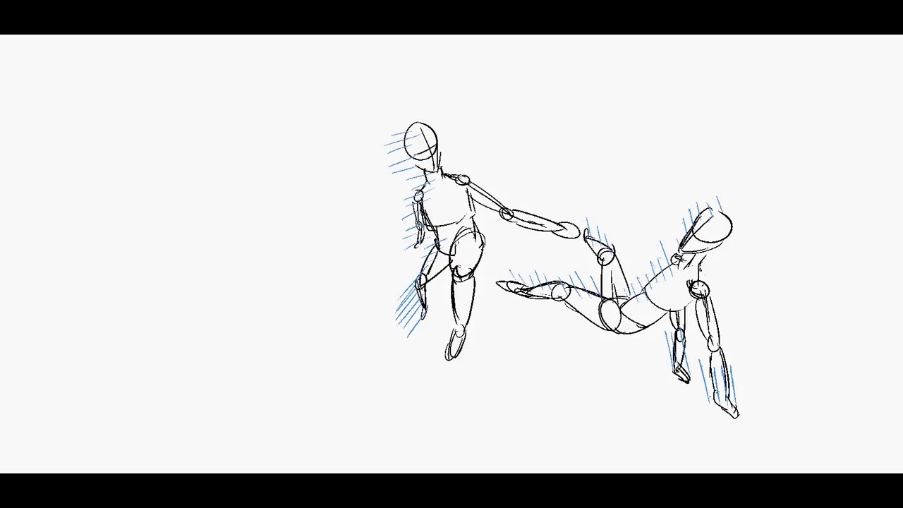 1280x720 Fight Sketch Animation - Fight Sketch