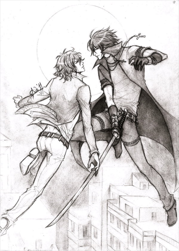 600x839 Tnc - Fight Sketch