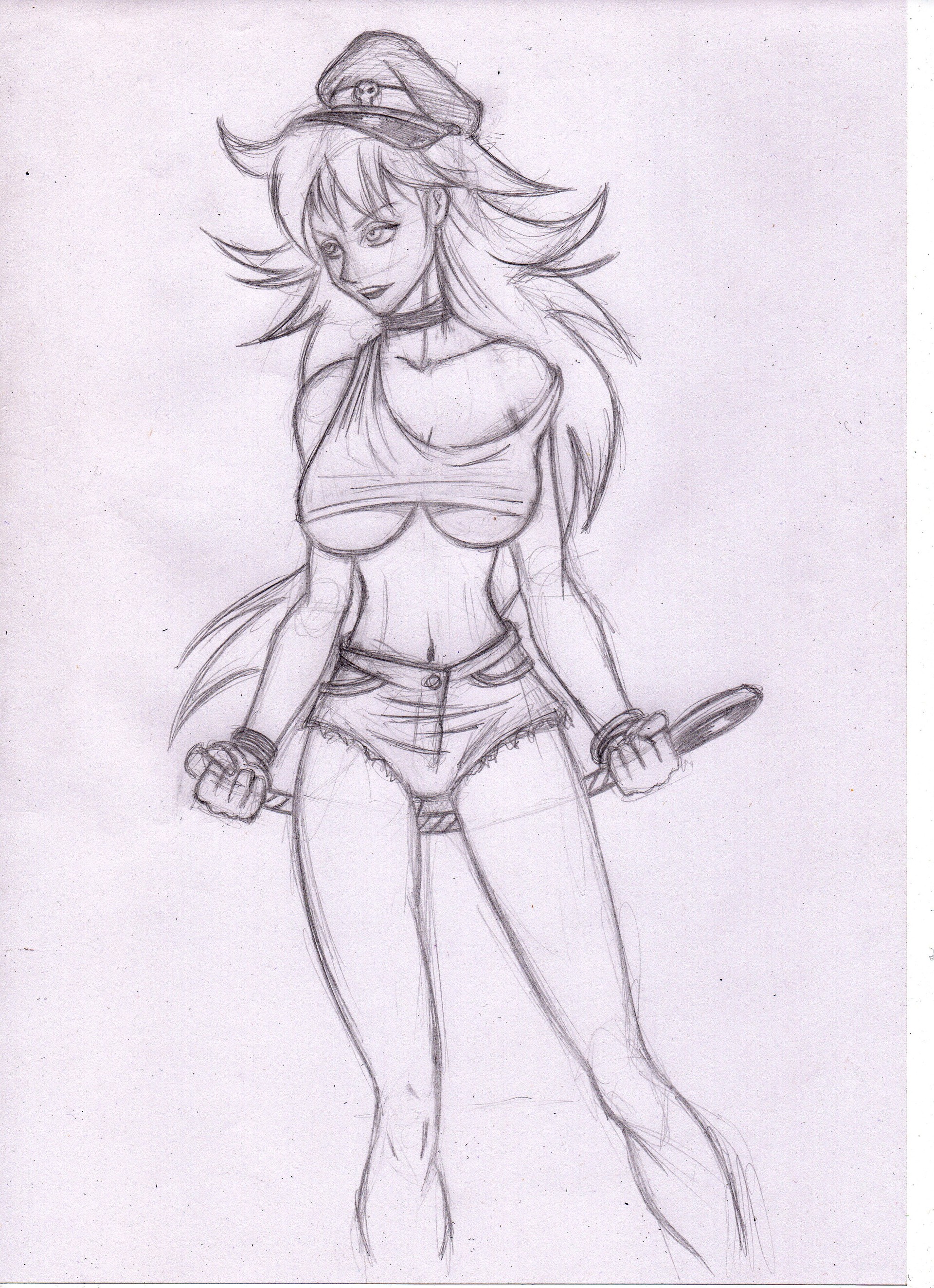 1920x2646 Artstation - Fight Sketch