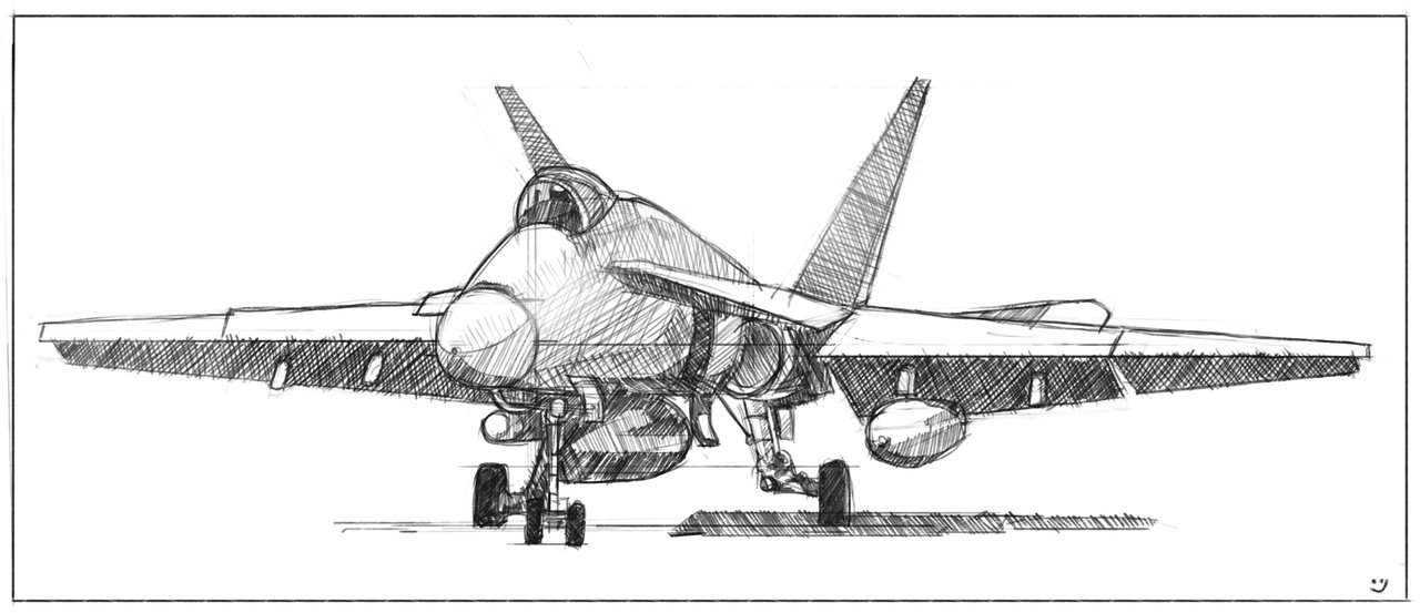 Fighter Jet Sketch at Explore collection of