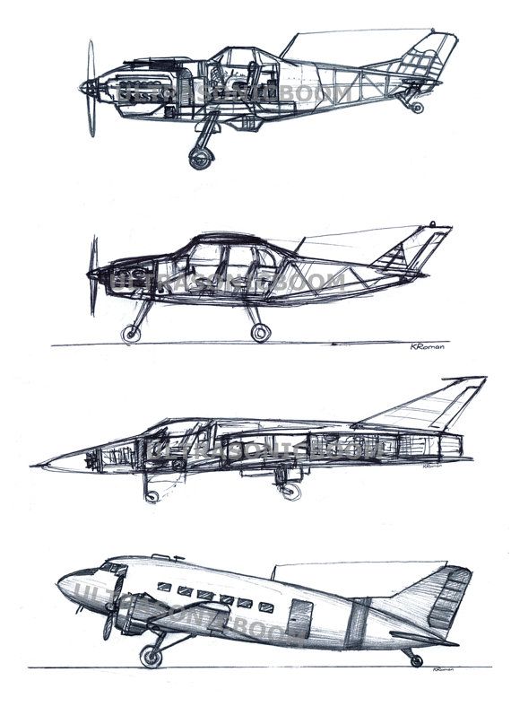 570x807 Airplane Sketches - Fighter Plane Sketch
