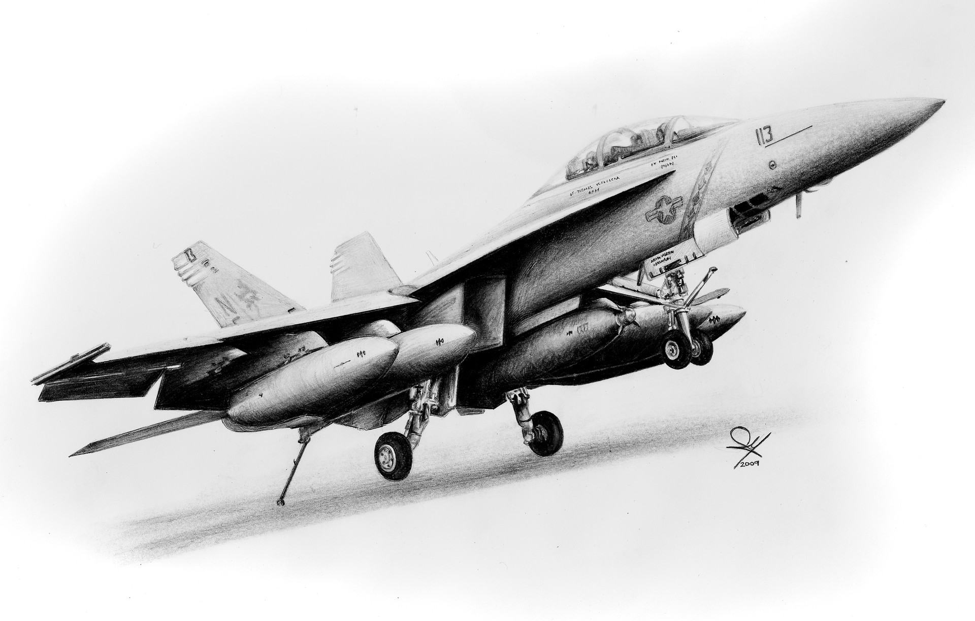 Fighter Plane Sketch at PaintingValley.com | Explore collection of