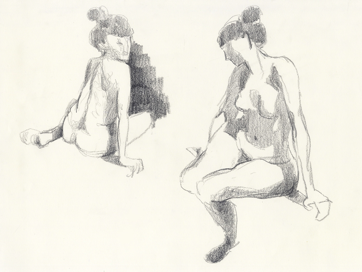 1200x902 Figurative Sketches On Behance - Figurative Sketches