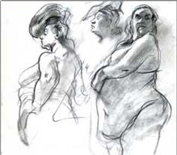 365x318 Life Drawing In New York City - Figure Drawing Sketches