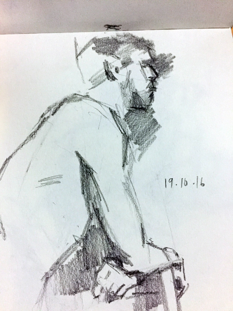 750x1000 A Collection Of Small Figure Drawings In Pencil And Paint - Figure Drawing Sketches