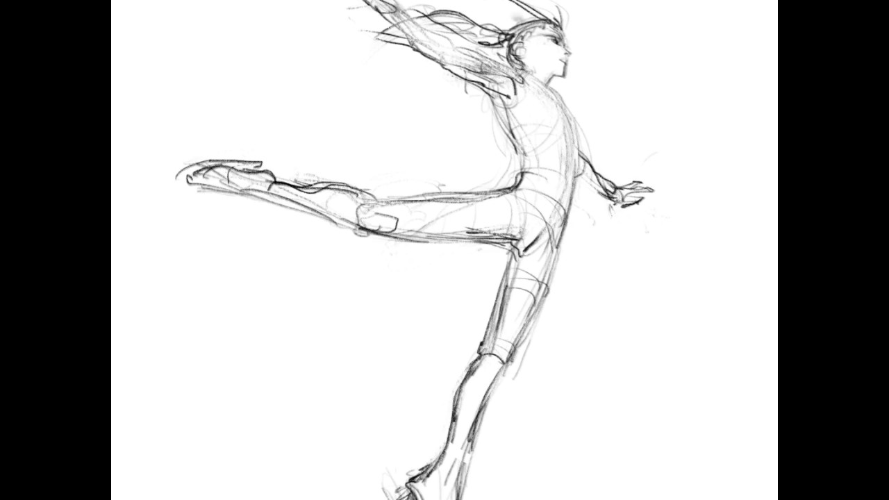 1280x720 Yuri On Ice Young Victor Nikiforov Sketch On Ipad Pro And - Figure Skating Sketch