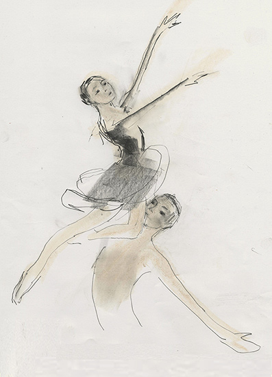 397x551 Drawing And Illusion World Figure Skating Championships 2013 - Figure Skating Sketch