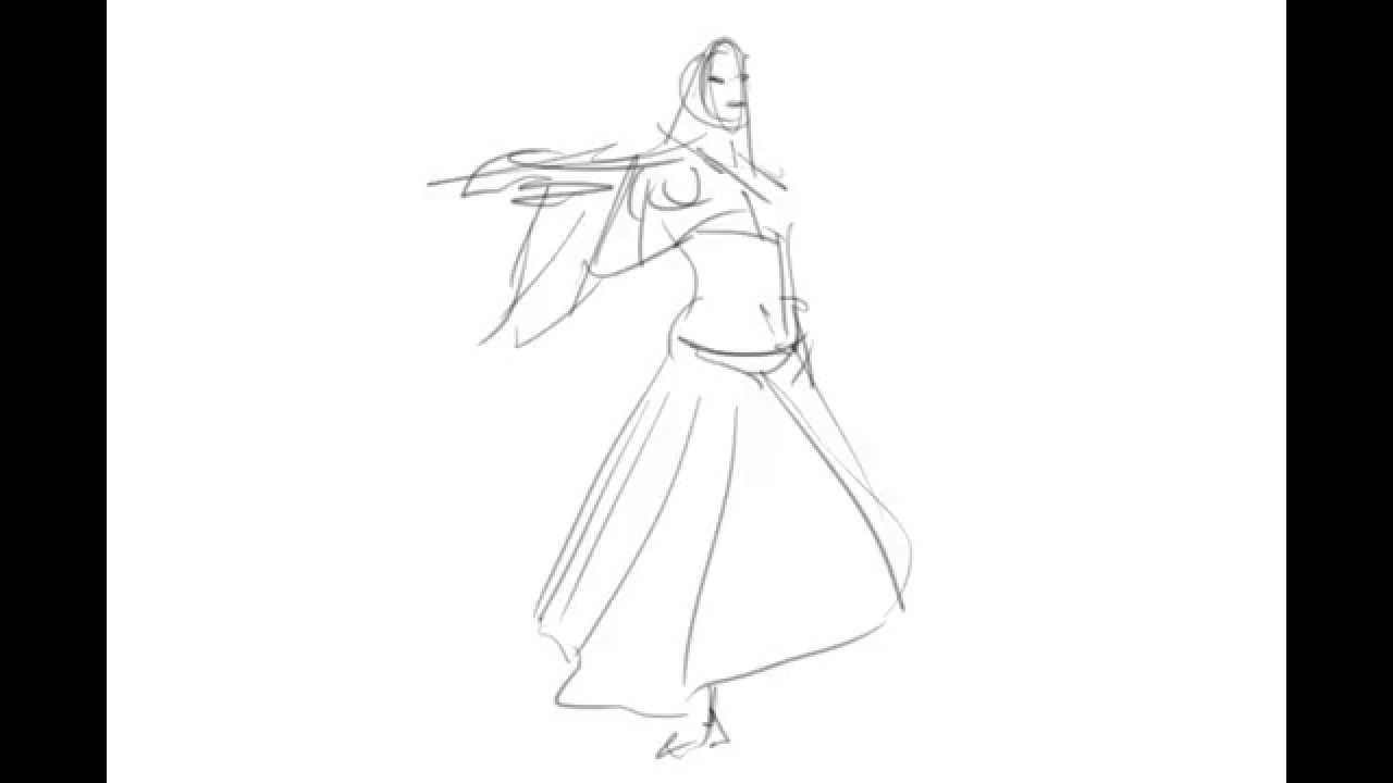 1280x720 Quick Sketches - Figure Sketch