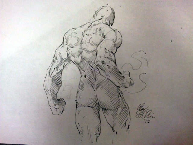 640x480 Figure Sketch By Wes Stclaire - Figure Sketch