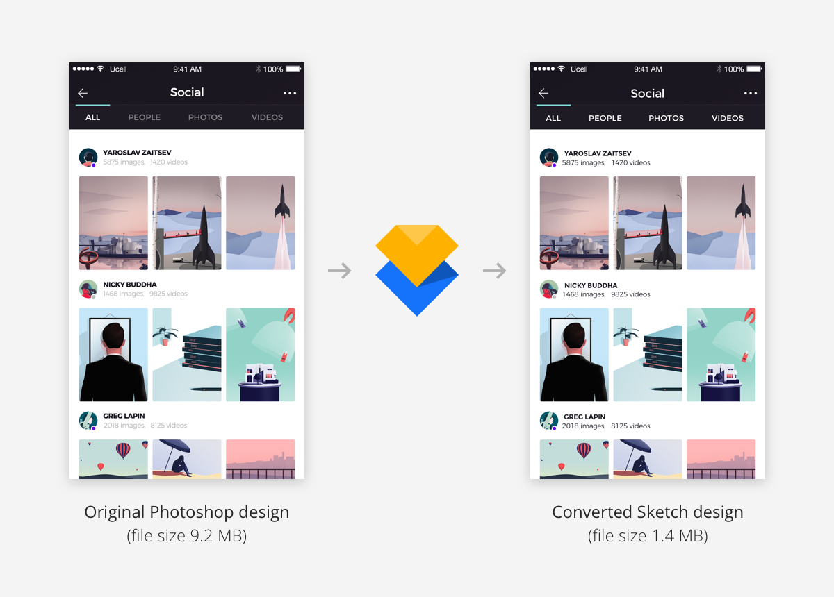 1200x860 How To Convert Photoshop Design To A Layered Sketch File - File Sketch