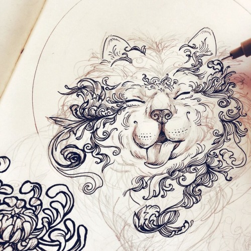 500x501 Ink And Filigree Tumblr - Filigree Sketch