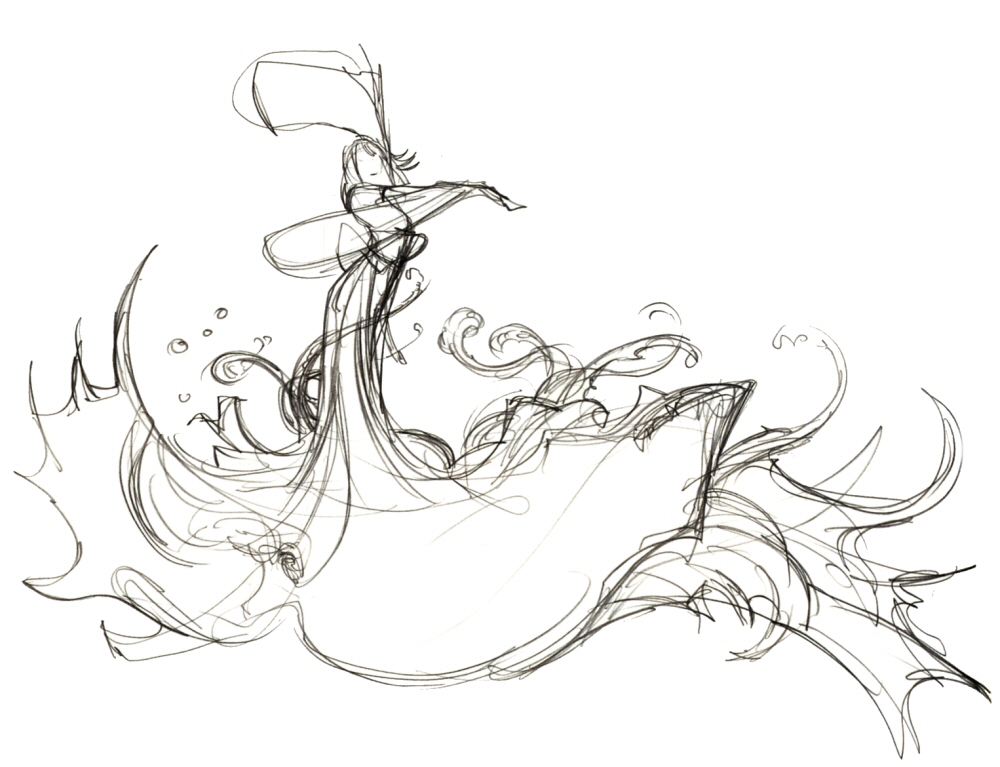 1000x767 Image - Final Fantasy Sketch