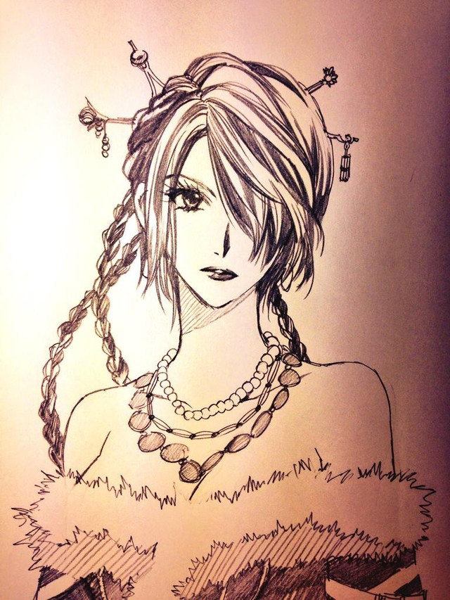 640x853 Crunchyroll - Final Fantasy Sketch