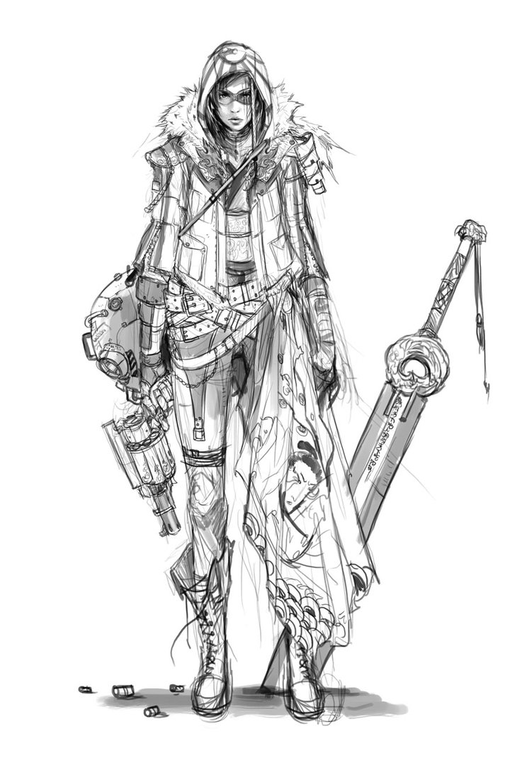 744x1073 Kei Final Sketch By Muju - Final Sketch