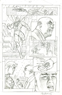 208x320 Superman Last Goddess Of Krypton Final Sketch P27 Dc - Final Sketch
