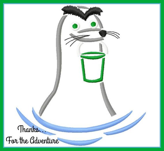 570x527 Gerald The Sea Lion From Finding Dory Sketch Digital Etsy - Finding Dory Sketch