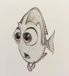 236x261 Finding Dory Concept Sketch Animals - Finding Dory Sketch