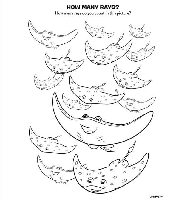 600x678 Free Finding Dory Activity Sheets Print At Home - Finding Dory Sketch