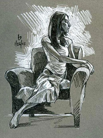 336x450 Sketch Series 3, 3 8, Bryan Larsen Quent Cordair Fine Art - Fine Art Sketches