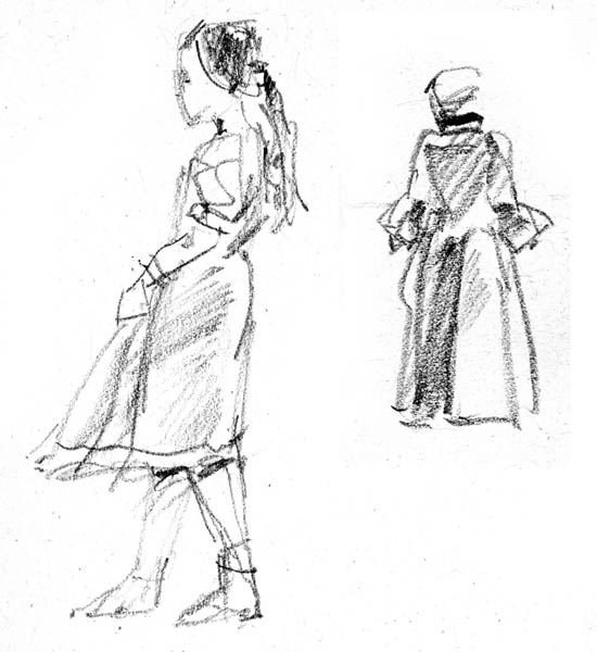 550x600 Ted Clemens Fine Art - Fine Art Sketches