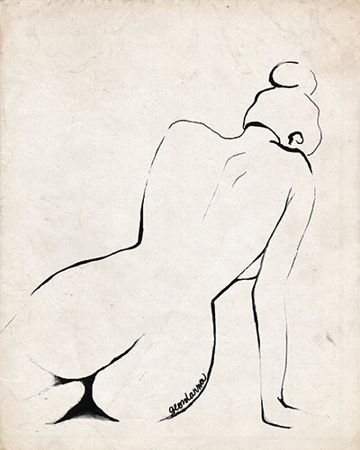 400x500 Figure Drawing By Glamlambcreations - Fine Art Sketches