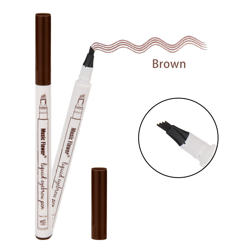800x800 Music Flower Fine Sketch Liquid Eyebrow Pen Painted Eyebrows Dye - Fine Sketch