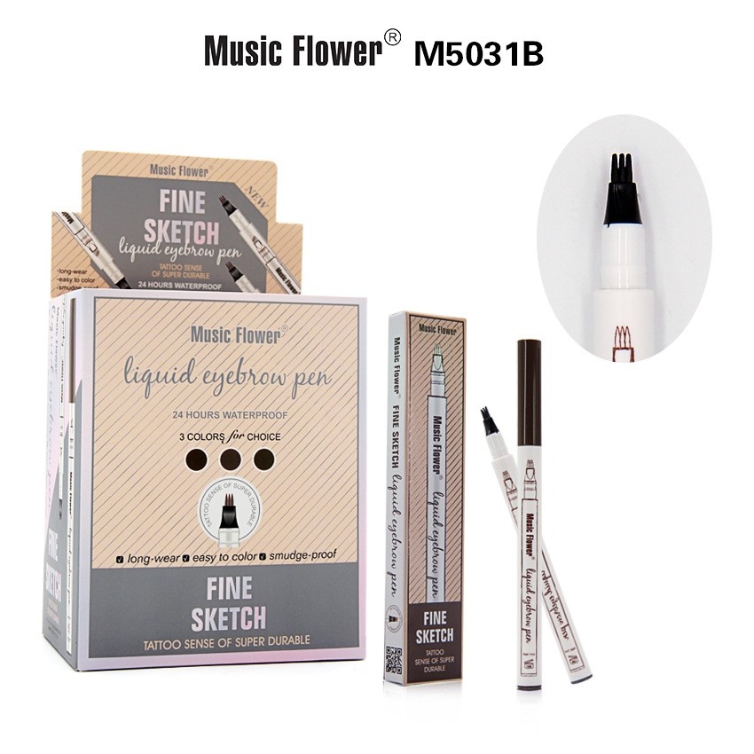 850x850 Music Flower Makeup Fine Sketch Liquid Eyebrow Pencil - Fine Sketch