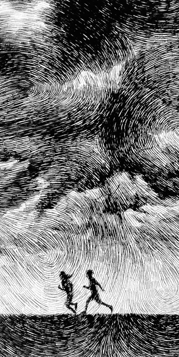 721x1439 Nicolas Jolly Art Amazing Fingerprint Drawing Art - Fingerprint Sketch