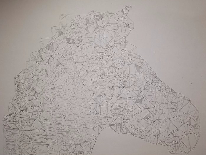 695x522 Finished Sketch Chaotic Shapes - Finished Sketch