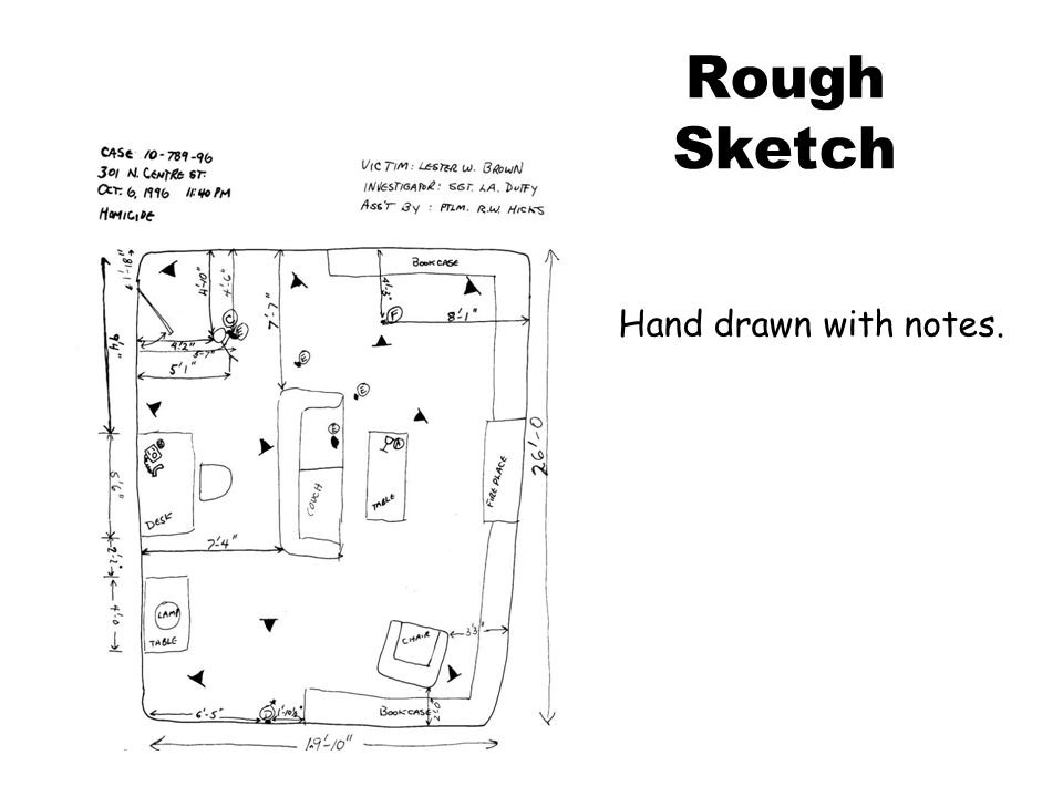 960x720 Forensic Science T. Trimpe Ppt Download - Finished Sketch