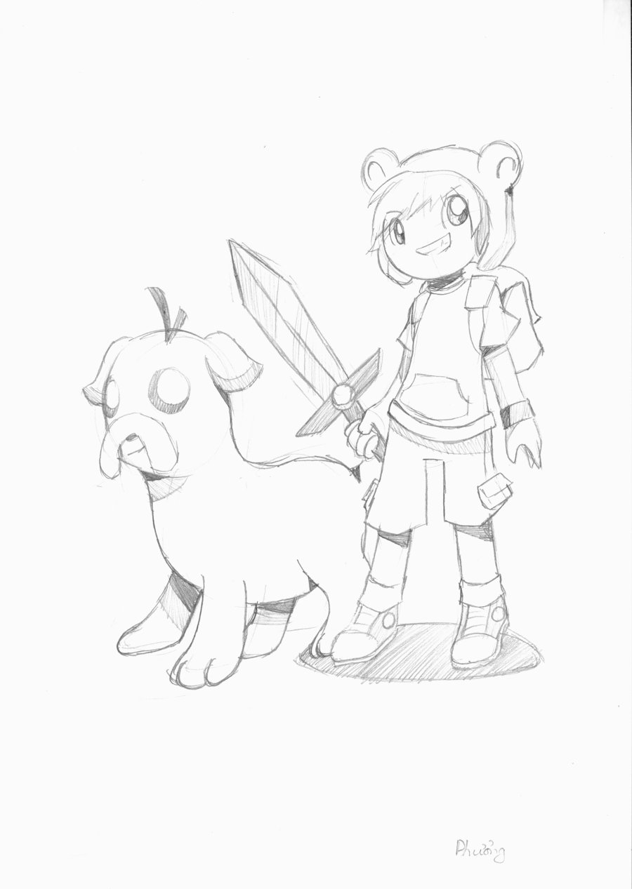 900x1267 Finn Sketch By Rainnye - Finn Sketch