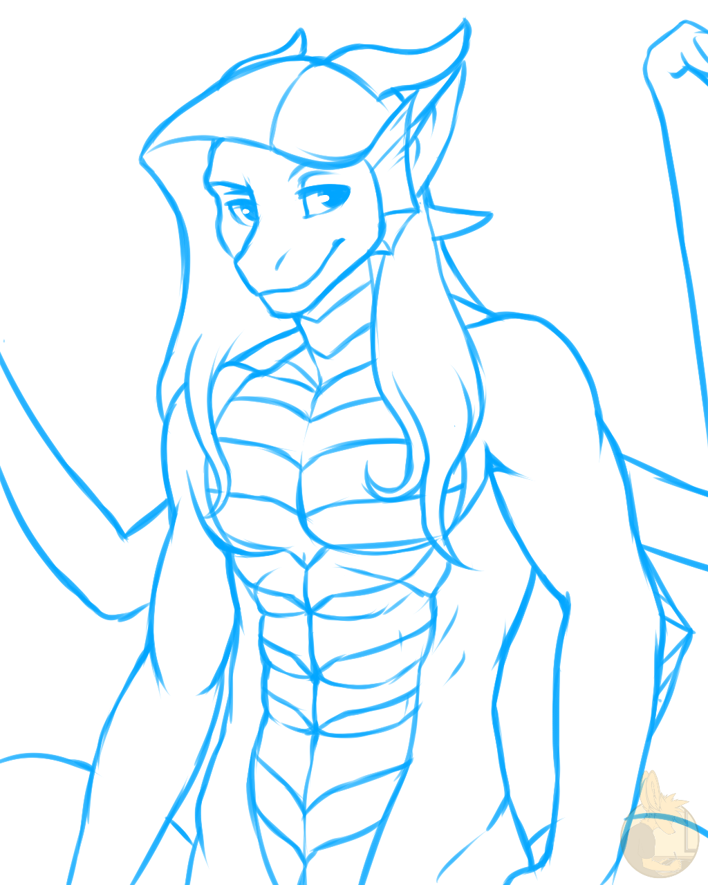 1024x1280 Finn Sketch 1 By Phantomfin - Finn Sketch