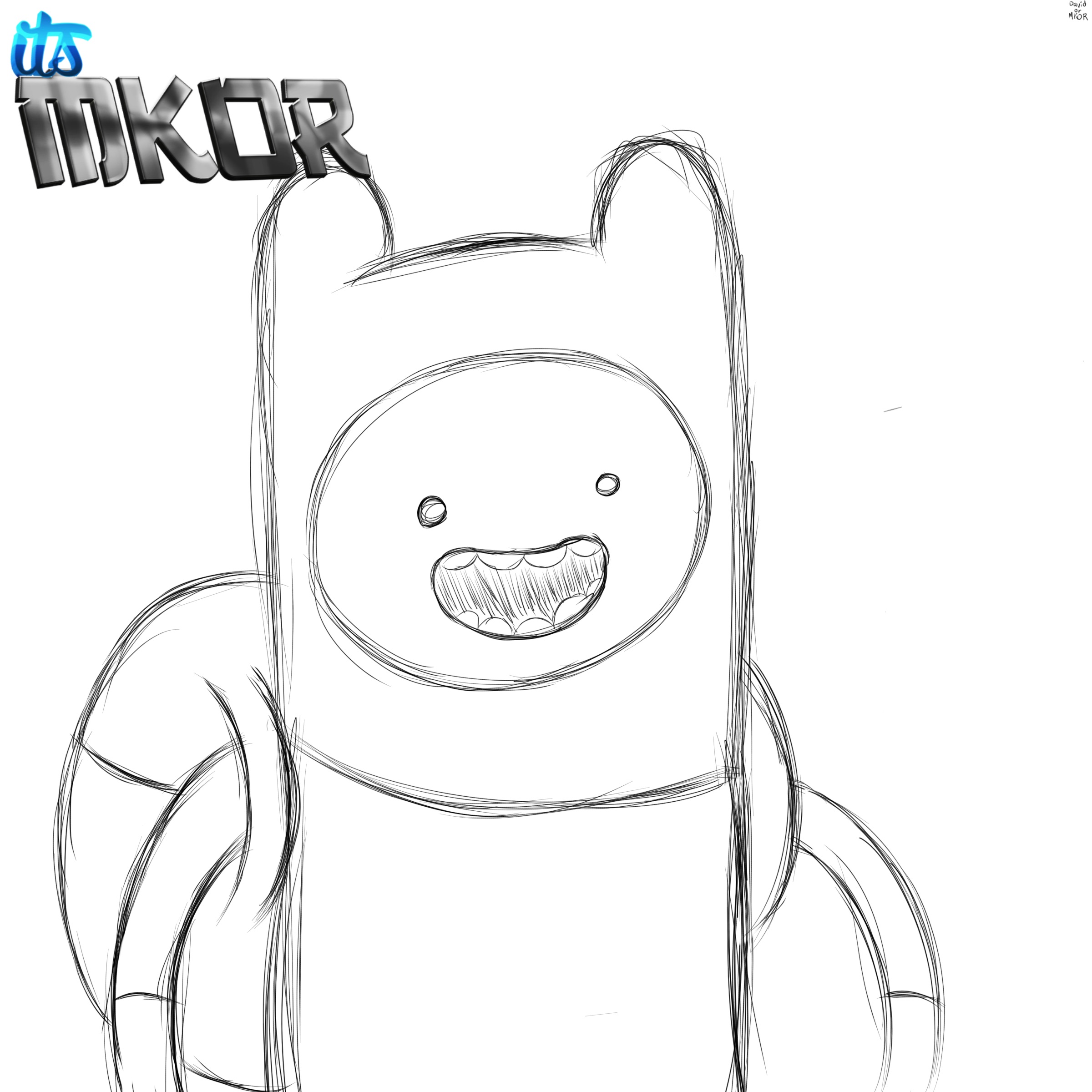 2400x2400 Finn The Human [Sketch] - Finn Sketch