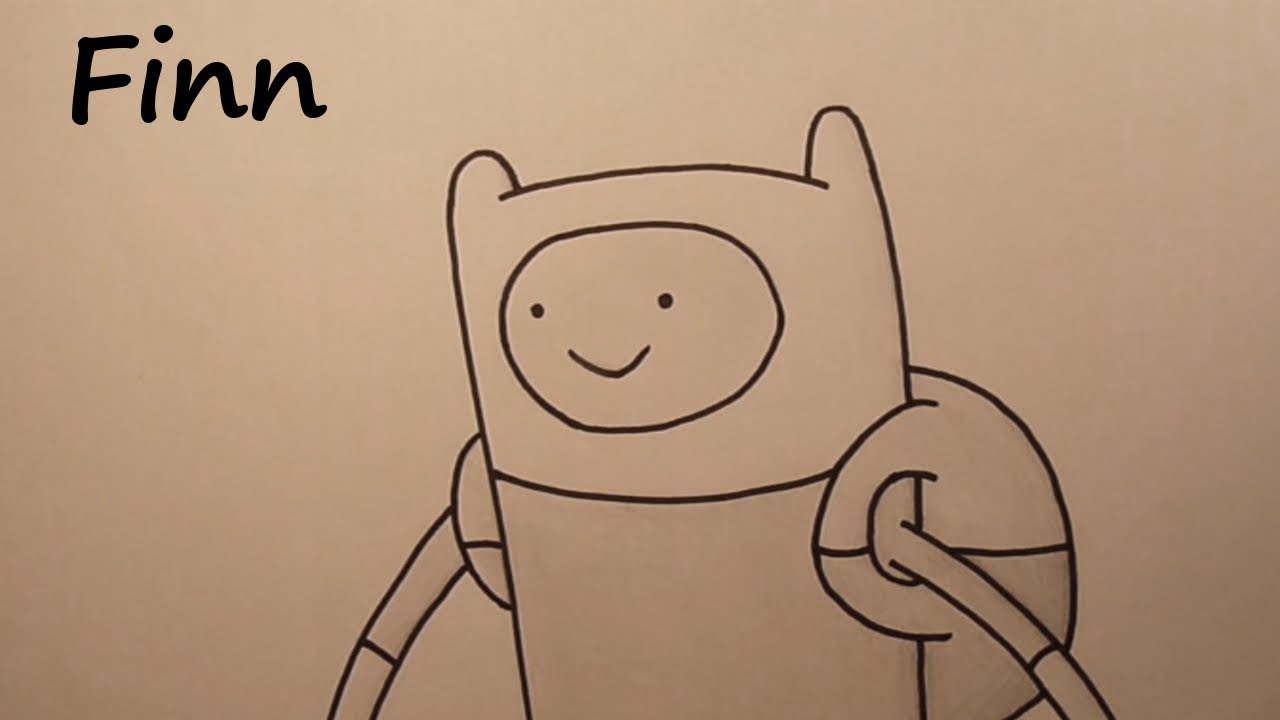 1280x720 46th Drawing Finn (Adventure Time) [Hd] - Finn Sketch