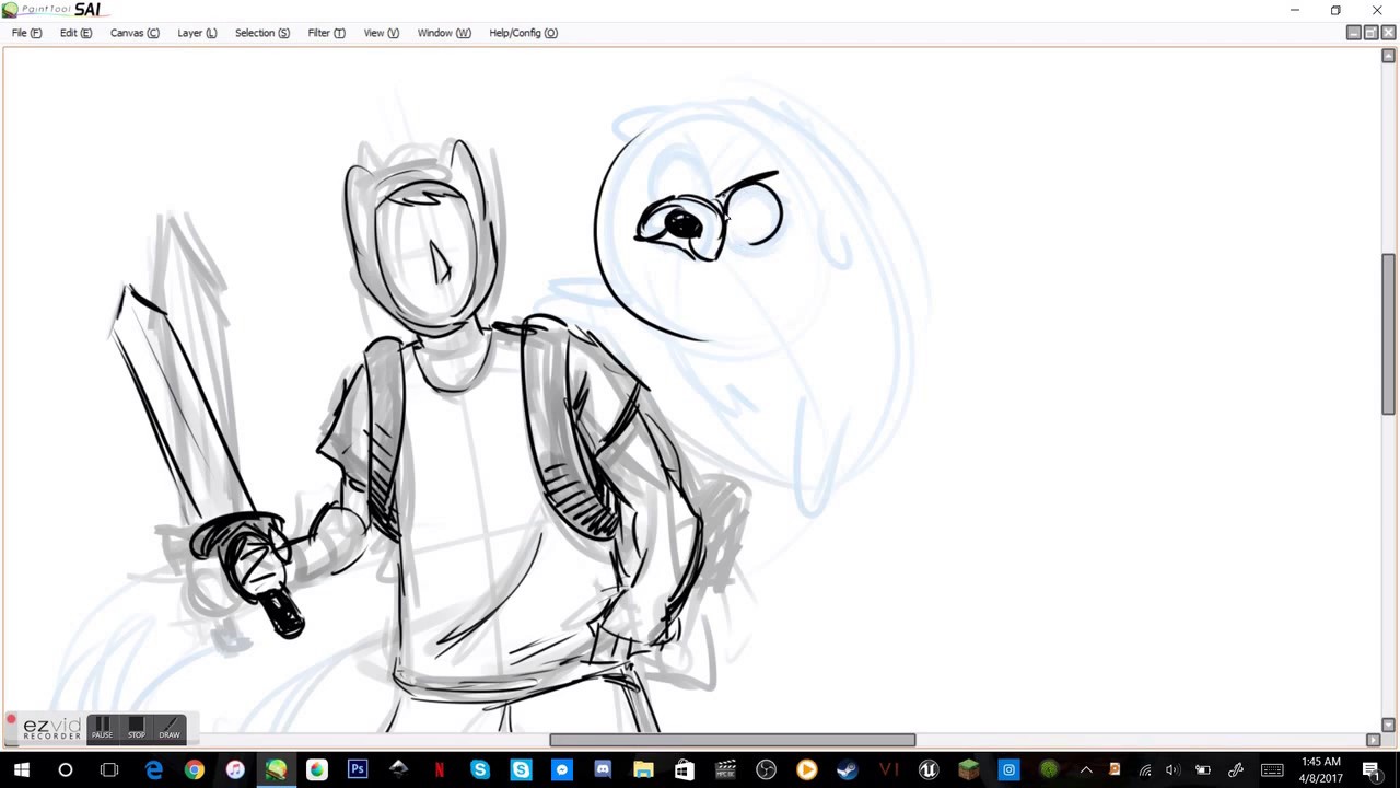 1280x720 Sketching A Redo Of Finn Amp Jake From Sketch Comp - Finn Sketch