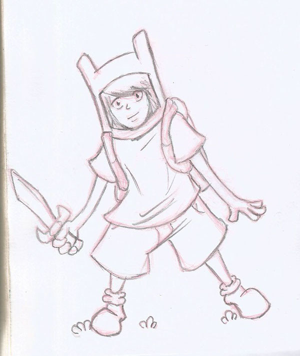 600x710 Don Americo - Finn Sketch