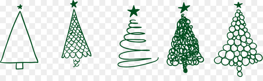 900x280 Drawing Christmas Tree Sketch - Fir Tree Sketch