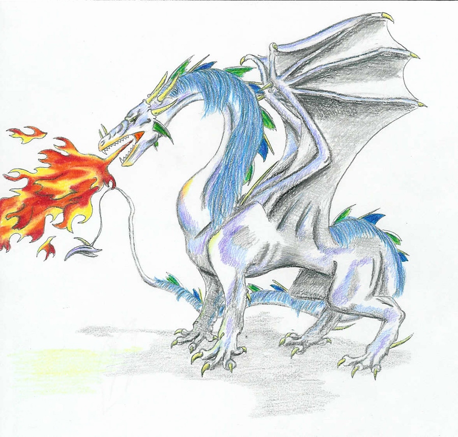 900x859 Fire Breathing Dragon Sketches In Pencil How To Draw A Dragon Head ...
