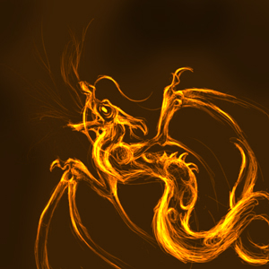 300x300 Fire Dragon Sketch By Zankara - Fire Dragon Sketch