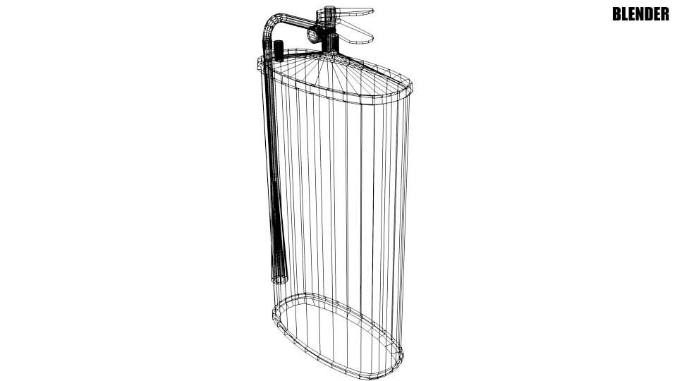 960x540 Fire Extinguisher 3d Model - Fire Extinguisher Sketch