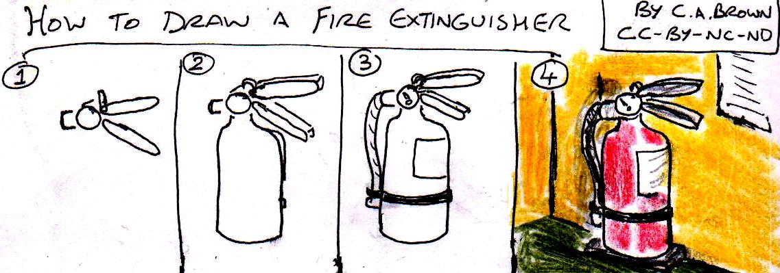 1137x399 How To Draw A Fire Extinguisher Pekoeblaze - Fire Extinguisher Sketch