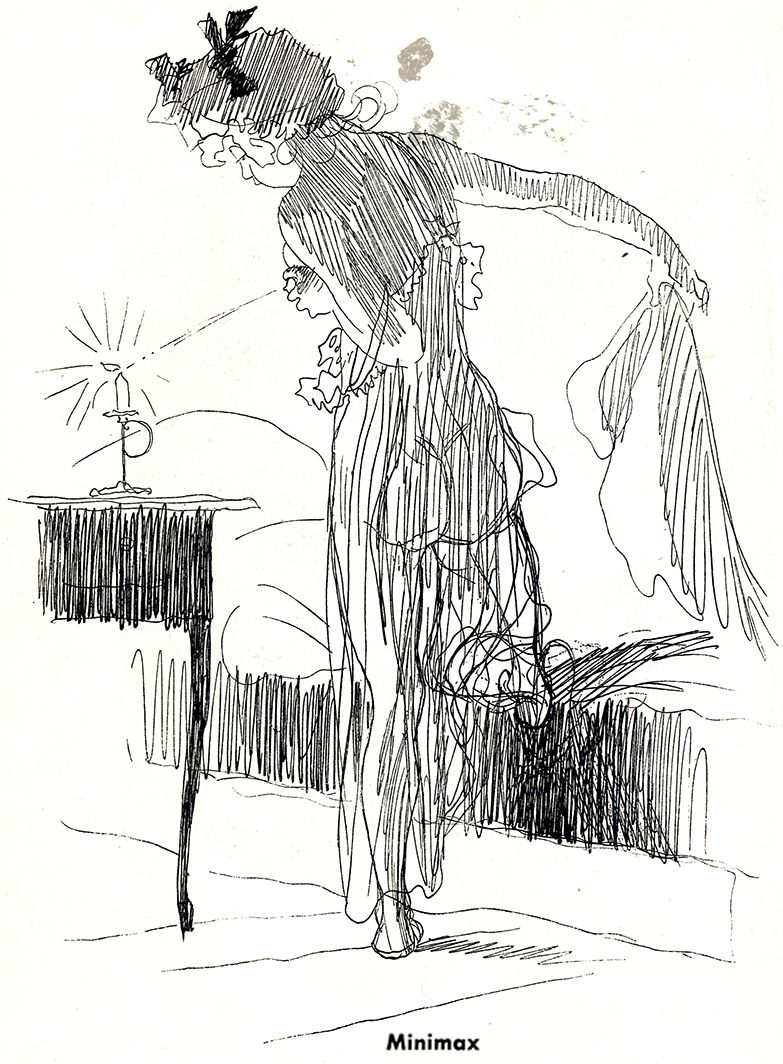 783x1064 Minimax By Heinrich Kley (Minimax Was The Name Of A Fire - Fire Extinguisher Sketch
